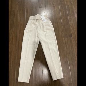 - Zara blogger belted pants